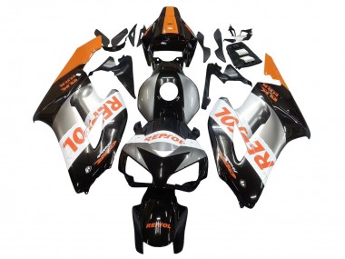 Shop 2004-2005 Honda CBR1000RR Motorcycle Fairings - Orange Silver Glossy Black Repsol Canada