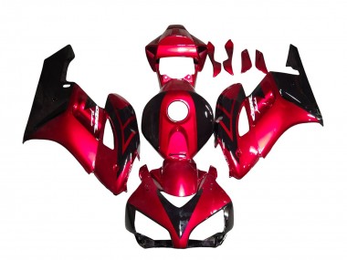 Shop 2004-2005 Honda CBR1000RR Motorcycle Fairings - Red Glossy Black Stripe Canada