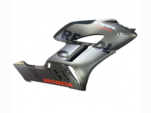 2004-2005 Honda CBR1000RR Motorcycle Fairings - Silver Repsol Canada