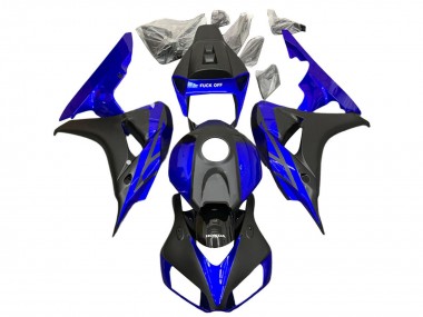 Shop 2006-2007 Honda CBR1000RR Motorcycle Fairings - Blue Matte Black Canada