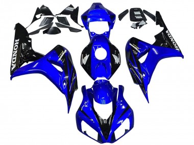 Shop 2006-2007 Honda CBR1000RR Motorcycle Fairings - Blue Glossy Black Canada
