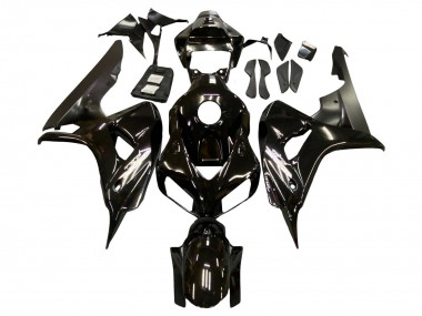 Shop 2006-2007 Honda CBR1000RR Motorcycle Fairings - Glossy Black Matte Black Canada