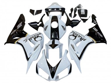 Shop 2006-2007 Honda CBR1000RR Motorcycle Fairings - White Glossy Black Pramac Canada
