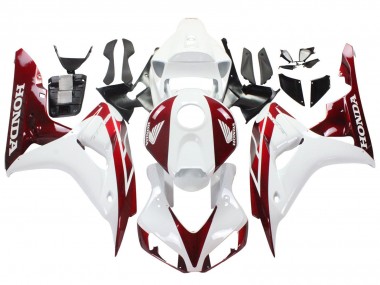 Shop 2006-2007 Honda CBR1000RR Motorcycle Fairings - White Red Canada