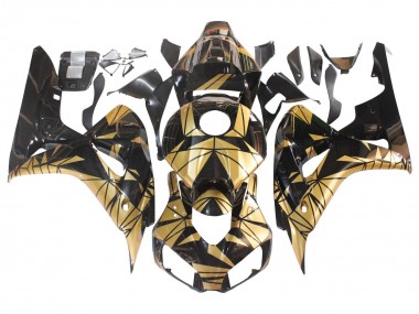 Shop 2006-2007 Honda CBR1000RR Motorcycle Fairings - Gold Glossy Black Canada