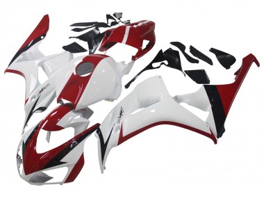 Shop 2006-2007 Honda CBR1000RR Motorcycle Fairing Kits - White Red Glossy Black Canada