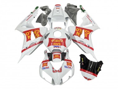 Shop 2006-2007 Honda CBR1000RR Motorcycle Fairings - White Red San Carlo Canada