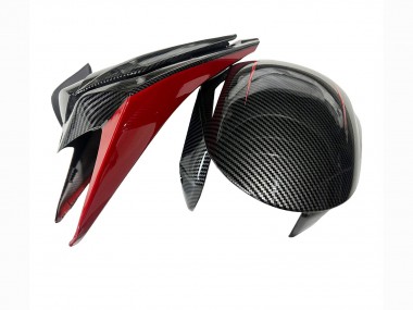 Shop 2008-2011 Honda CBR1000RR Motorcycle Fairings - Black Carbon Fiber Red Canada
