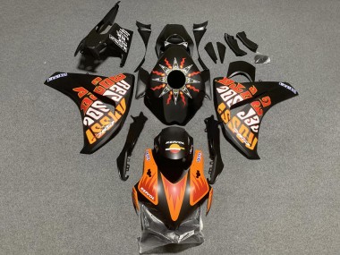 Shop 2008-2011 Honda CBR1000RR Motorcycle Fairings - Matte Black Orange Repsol Rossi Canada