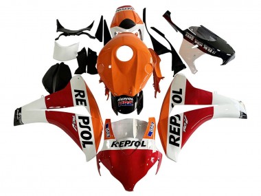 Shop 2008-2011 Honda CBR1000RR Motorcycle Fairing - Orange White Red Glossy Black Repsol HRC Canada