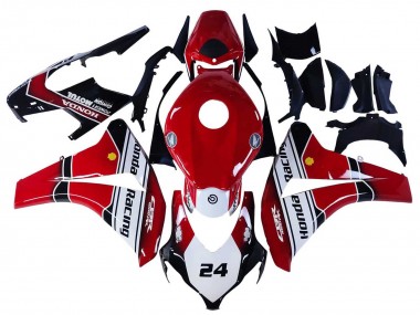 Shop 2008-2011 Honda CBR1000RR Motorcycle Fairings - White Red Glossy Black Racing 24 Canada