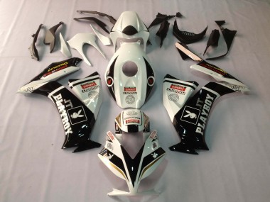 Shop 2012-2016 Honda CBR1000RR Motorcycle Fairings - White Glossy Black Rizoma Playboy Canada