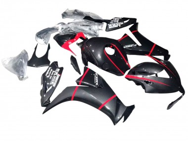 Shop 2012-2016 Honda CBR1000RR Motorcycle Fairings - Black Carbon Fiber Red Canada