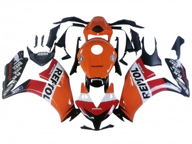Shop 2012-2016 Honda CBR1000RR Motorcycle Fairings - Orange White Red Repsol Canada