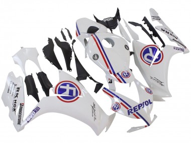 Shop 2012-2016 Honda CBR1000RR Motorcycle Fairings - White Blue Red Repsol Canada