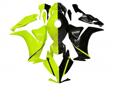 Shop 2012-2016 Honda CBR1000RR Motorcycle Fairing - Fluorescent Green Glossy Black Canada