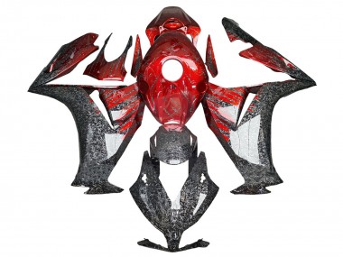 Shop 2012-2016 Honda CBR1000RR Motorcycle Fairings - Red Black Forged Carbon Fiber Canada