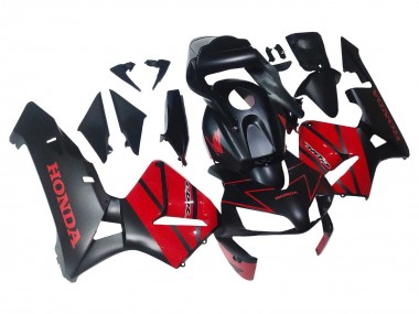 Shop 2003-2004 Honda CBR600RR Motorcycle Fairings - Red Glossy Black Matte Black Canada