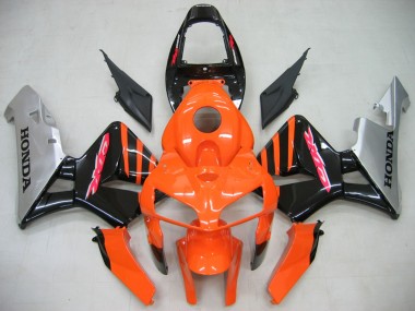 Shop 2005-2006 Honda CBR600RR Motorcycle Fairings - Orange Black Silver Canada