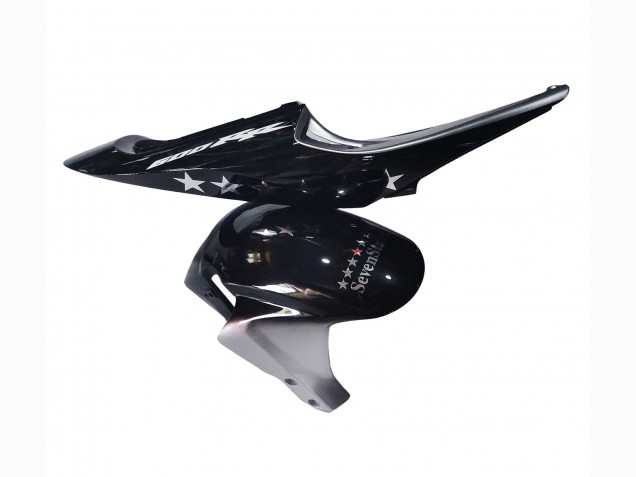 2005-2006 Honda CBR600RR Motorcycle Fairings - Black Silver SevenStars Canada