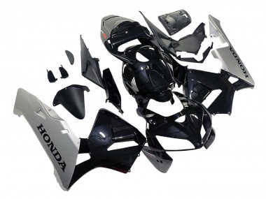 Shop 2005-2006 Honda CBR600RR Motorcycle Fairing - Black Silver Canada