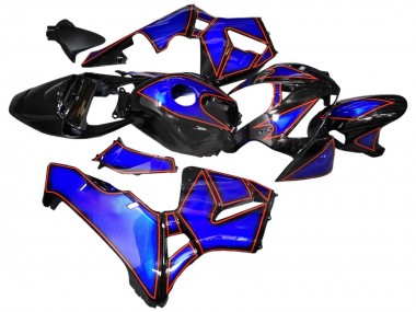 Shop 2005-2006 Honda CBR600RR Motorcycle Fairings - Blue Black with Red Line Canada