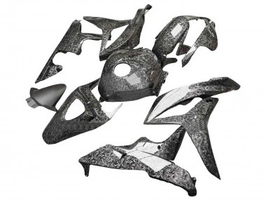 Shop 2007-2008 Honda CBR600RR Motorcycle Fairings - Black Forged Carbon Fiber Canada