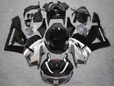 Shop 2013-2023 Honda CBR600RR Motorcycle Fairings - Silver Glossy Black Canada