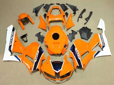 Shop 2013-2023 Honda CBR600RR Motorcycle Fairings - White Orange Dark Blue Canada