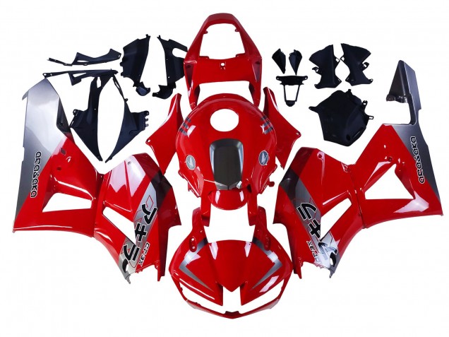 2013-2023 Honda CBR600RR Motorcycle Fairings - Silver Red Canada