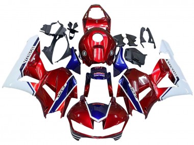Shop 2013-2023 Honda CBR600RR Motorcycle Fairings - White Red Blue HRC Canada