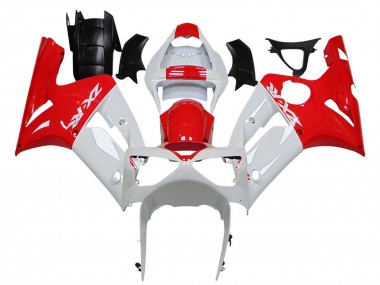 Shop 2003-2004 Kawasaki ZX6R Motorcycle Fairings - White Red Canada