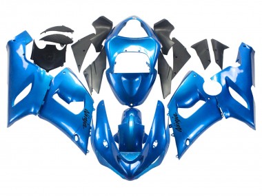 Shop 2005-2006 Kawasaki ZX6R Motorcycle Fairings - Glossy Blue Canada