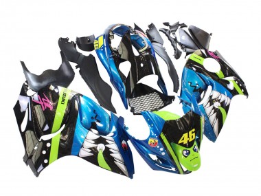 Shop 2008-2020 Blue Green Black Shark 46 Suzuki GSXR 1300 Hayabusa Motorcycle Fairings Canada