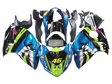 Shop 2008-2020 Blue Green Black Shark 46 Suzuki GSXR 1300 Hayabusa Motorcycle Fairings Canada