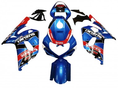 Shop 2001-2003 Suzuki GSXR 600 / GSXR 750 Motorcycle Fairings - Blue Red Racing Canada