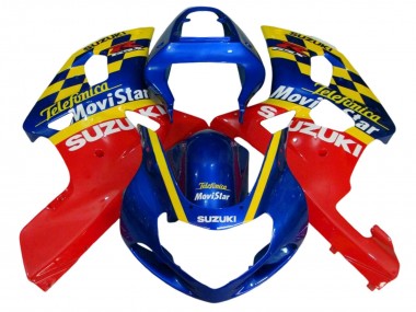 Shop 2001-2003 Suzuki GSXR 600 / GSXR 750 Motorcycle Fairings - Blue Red Yellow Canada