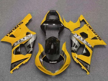 Shop 2001-2003 Suzuki GSXR 600 / GSXR 750 Motorcycle Fairing - Yellow Grey Glossy Black Canada