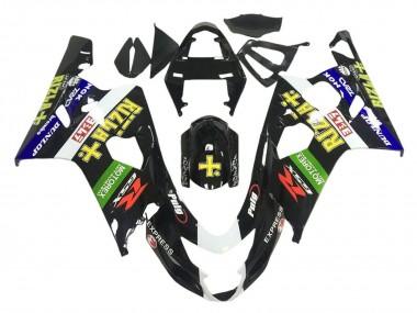 Shop 2001-2003 Suzuki GSXR 600 / GSXR 750 Motorcycle Fairings - Glossy Black Green White Yellow Rizla Canada