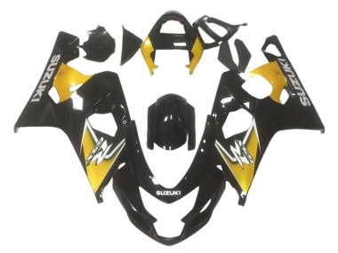 Shop 2001-2003 Suzuki GSXR 600 / GSXR 750 Motorcycle Fairings - Yellow Glossy Black Canada
