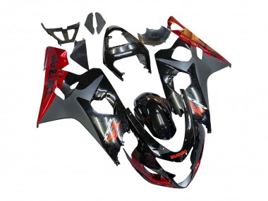 Shop 2004-2005 Suzuki GSXR 600 / GSXR 750 Motorcycle Fairings - Black Grey Red Canada