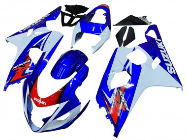 Shop 2004-2005 Suzuki GSXR 600 / GSXR 750 Motorcycle Fairing - White Blue Red Canada