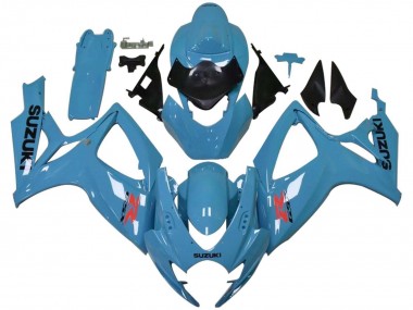 Shop 2006-2007 Suzuki GSXR 600 / GSXR 750 Motorcycle Fairings - Light Blue Black Red Canada