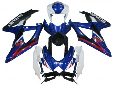 Shop 2006-2007 Suzuki GSXR 600 / GSXR 750 Motorcycle Fairings - White Blue Red Black Canada