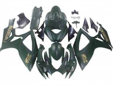 Shop 2006-2007 Suzuki GSXR 600 / GSXR 750 Motorcycle Fairings - Matte Army Green Canada