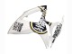 2006-2007 Suzuki GSXR 600 / GSXR 750 Motorcycle Fairings - White Black Lucky Strike Motul Canada