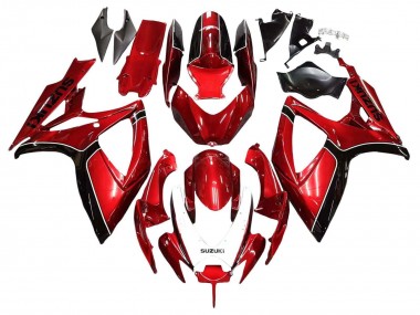 Shop 2006-2007 Suzuki GSXR 600 / GSXR 750 Motorcycle Fairings - Red Black Canada