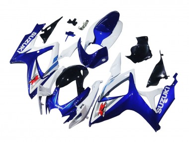 Shop 2006-2007 Suzuki GSXR 600 / GSXR 750 Motorcycle Fairings - White Blue Glossy Black Red Canada