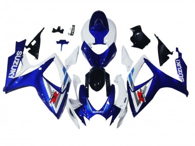 Shop 2006-2007 Suzuki GSXR 600 / GSXR 750 Motorcycle Fairings - White Blue Glossy Black Red Canada