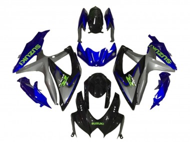 Shop 2008-2010 Suzuki GSXR 600 / GSXR 750 Motorcycle Fairings - Blue Grey Glossy Black Green Canada